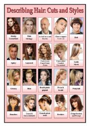 Describing Hair - Cuts and Styles