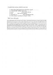 English Worksheet: Jobs