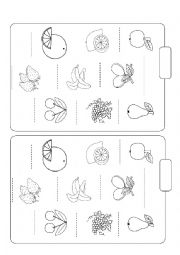 English Worksheet: Fruit