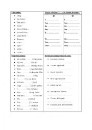 English Worksheet: Verb To Be