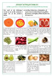 FRUIT&VEGETABLES - how their shape shows which part of the body they serve...