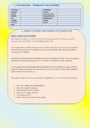 English Worksheet: Nick Clegg says sorry