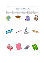 Class Room objects