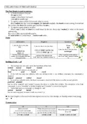 English Worksheet: Past Simple. Use and form