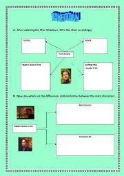 Worksheet about the film Takedown