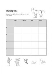 English Worksheet: Peter and the Wolf battle ships board