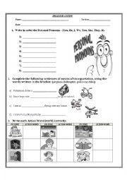 English Worksheet: Guide for Begginers