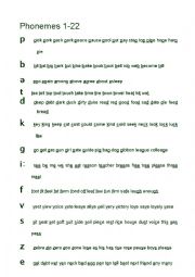 Phonemes 1-22