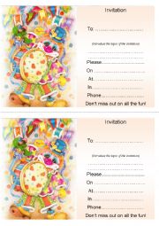 English Worksheet: Birthday Party