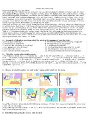 English Worksheet: Binka and the Snowy Day