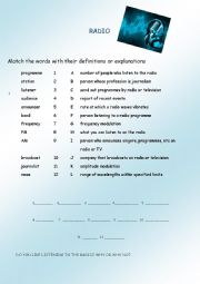 English Worksheet: mass media