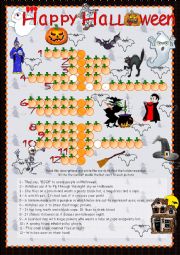 Halloween - word puzzle