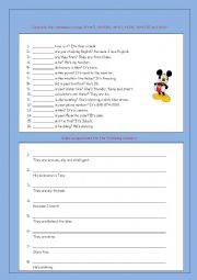 English Worksheet: REVIEW ON WH-WORDS