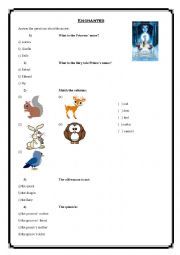 English Worksheet: Movie activity - Enchanted