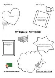 English Worksheet: Cover page