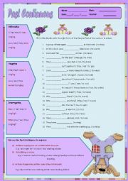 English Worksheet: Past Continuous 