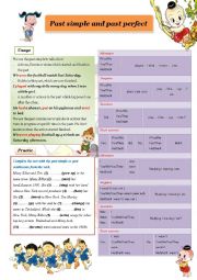 English Worksheet: Past Simple & Past Perfect