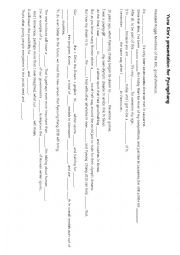 English Worksheet: yuna speech in pyeong chang with blanks
