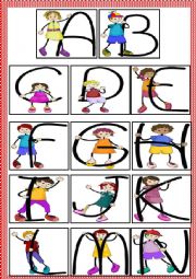 English Worksheet: Alphabet poster