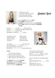 English Worksheet: Sk8ter Boy