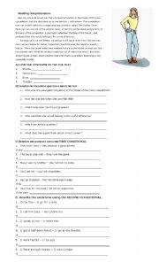 English Worksheet: Conditionals