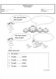 English Worksheet: Ive got