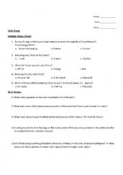 English Worksheet: Castaway