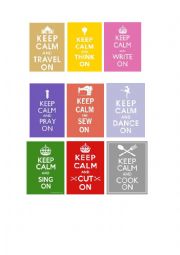 KEEP CALM GAME