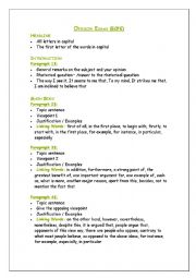 English Worksheet: OPINION ESSAY (ECPE)