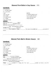 English Worksheet: mutural dictation