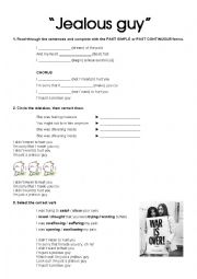 English Worksheet: John Lennons 