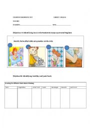 English Worksheet: keep a personal hygiene                                  