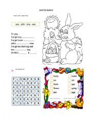 English Worksheet: easter bunny