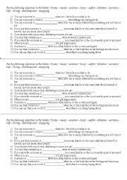 English Worksheet: Personality adjectives