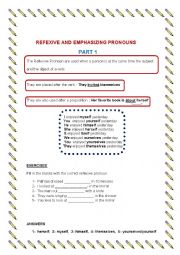 Reflexive Pronouns 