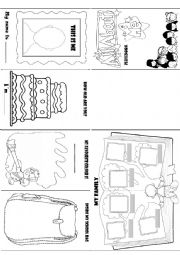 English Worksheet: ALL ABOUT ME MINIBOOK