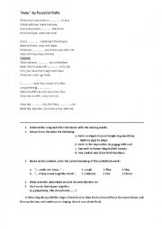 English Worksheet: sway by pussycat dolls ( song)