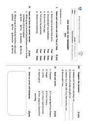 English Worksheet: backbones