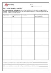 English Worksheet: Early Native Americans