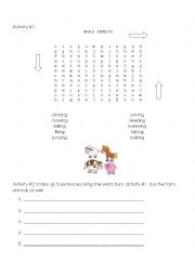 English Worksheet: word search!!!