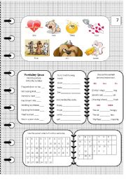 English Worksheet: The Lazy Cat Sat final 2 worksheet pages