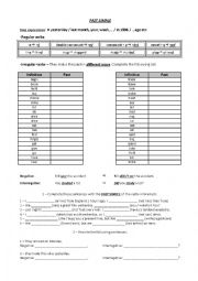 English Worksheet: Past Simple vs Past Continuous