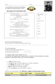 English Worksheet: ELVIS PRESLEY