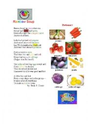 RAINBOW SOUP (a poem + a pictionary + a task)