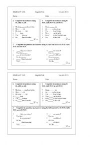 English Worksheet: EVALUATION