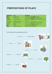 Prepositions of place (perfect for halloween)