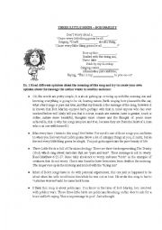 English Worksheet: Three little birds