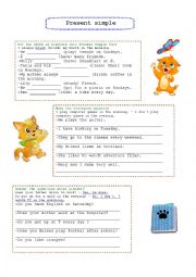 English Worksheet: Present SImple