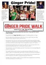 English Worksheet: Ginger Pride March
