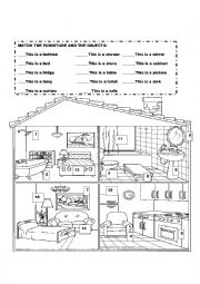 Parts of the house and forniture